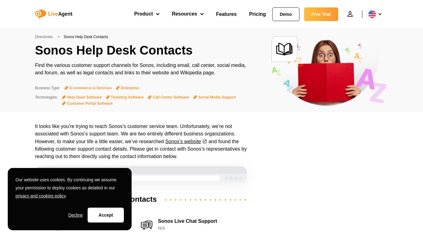 Help Desk Contacts -