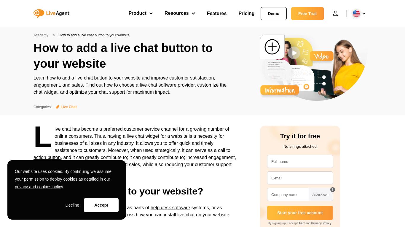 How to Add a Live Chat to Your Website : A Step-by-Step Guide