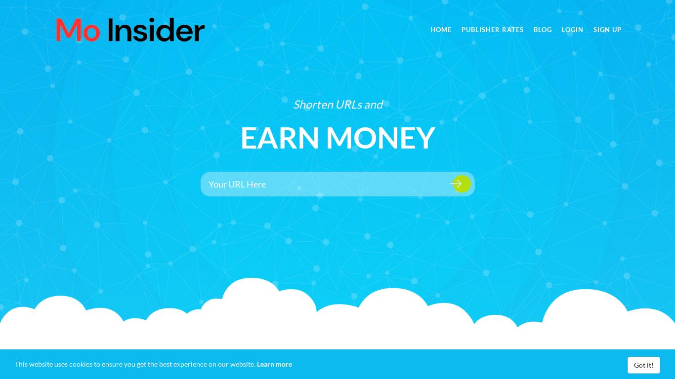 MOINSIDER – Best URL Shortener To Earn Money is a completely free tool where you can create short links, which apart from being free, you get paid! So, now you can make money from home, when managing and protecting your links.