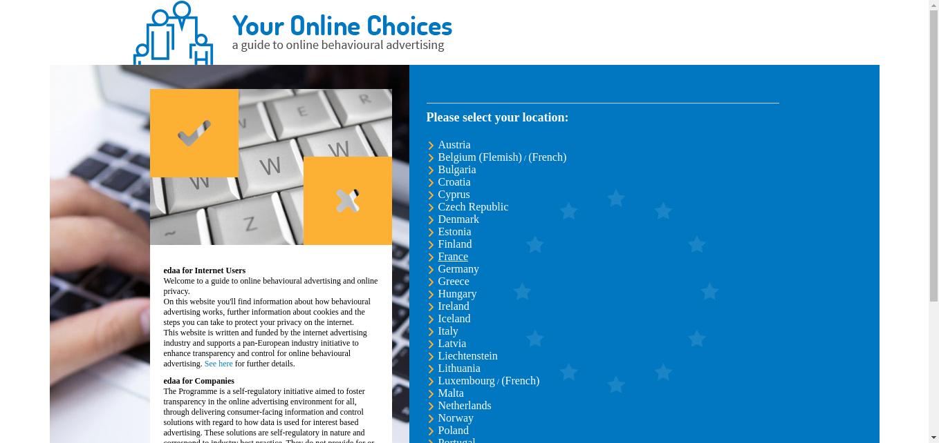 Your Online Choices Homepage