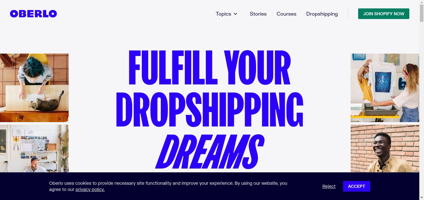 Start selling online now with Shopify. All the videos, podcasts, ebooks, and dropshipping tools you'll need to build your online empire.