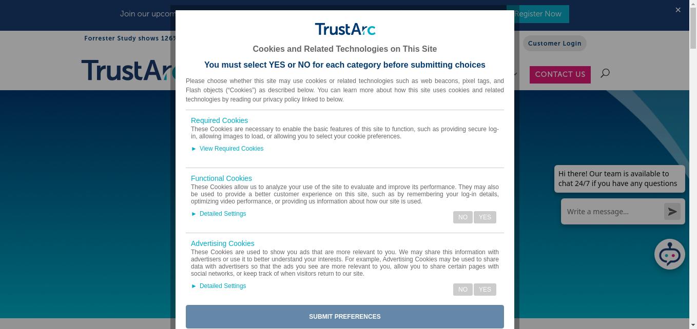 TrustArc bridges the gap between privacy and data for deeper insights, broader access, and continuous compliance. Contact us for more information!