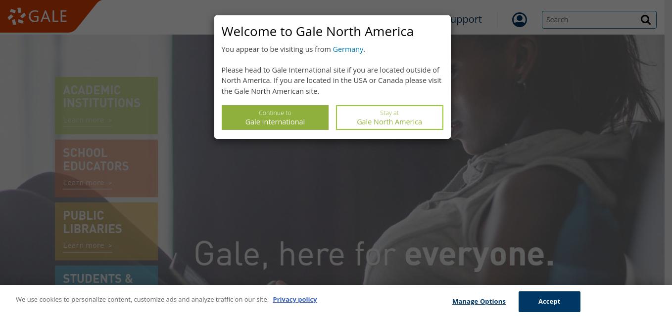 Gale's scholarly resources include databases and primary sources, as well as learning resources and products for schools and libraries. Click to explore.