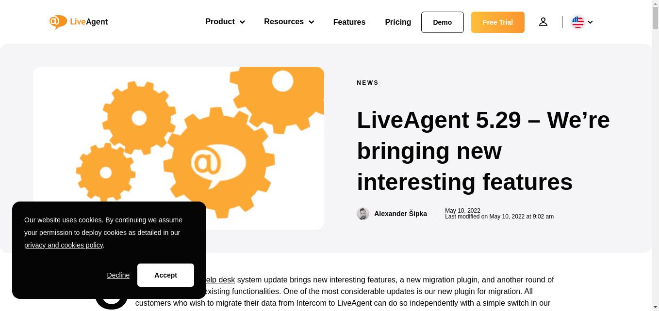 Take a look at what new features and improvements are available with the new 5.29 version of LiveAgent help desk software.