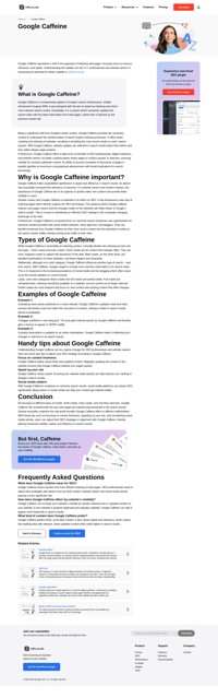 Google Caffeine is a significant update to improve search indexing and relevance. It offers faster crawling, real-time search, and benefits for SEO and content visibility. Adjusting SEO strategies to focus on fresh content, website speed, and social media activity can enhance visibility and efficiency.