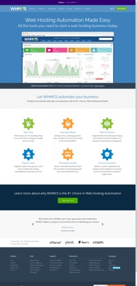 WHMCS is the leading web hosting management and billing software that automates all aspects of your business from billing, provisioning, domain reselling, support, and more. WHMCS easily integrates with all the leading control panels, payment processors, domain registrars and cloud service providers.