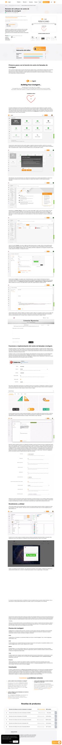 Reviews - Revision Del Software Del Centro De Llamadas - Liveagent 6