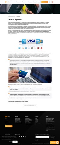 Areto Systems ofrece servicio de procesamiento de tarjetas de crédito en línea a empresas onlineen más de 140 países diferentes. Lea por qué eligieron LiveAgent en el artículo.