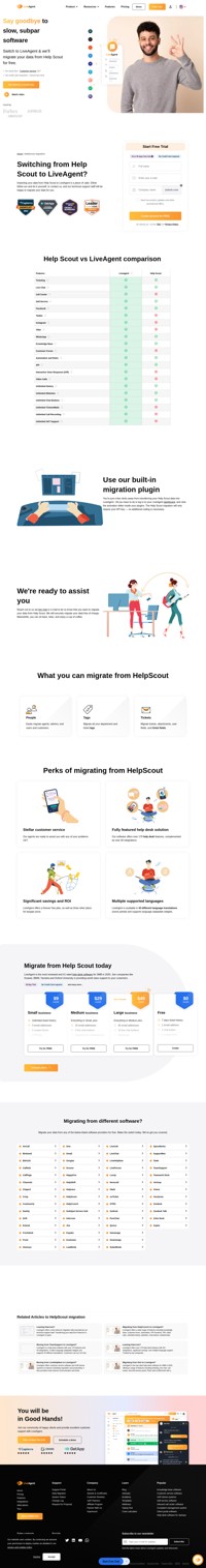 Migration from HelpScout to LiveAgent is a piece of cake. Follow our step-by-step guide and do it yourself or contact us to help you out.