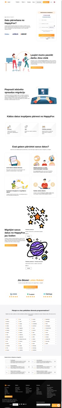 LiveAgent piedāvā bezmaksas HappyFox datu migrāciju, ko pilnībā veic mūsu tehniskā atbalsta personāls. Migrējiet savus datus no HappyFox jau šodien.