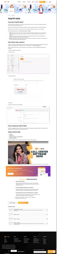 VoipTel Italia można teraz bezproblemowo połączyć z call center Twojego LiveAgent bez dodatkowych kosztów. Zobacz, jak to zrobić tutaj.
