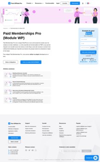 Vous souhaitez améliorer davantage votre logiciel d'affiliation ? Découvrez l'intégration de Paid Memberships Pro (module WP) pour Post Affiliate Pro.