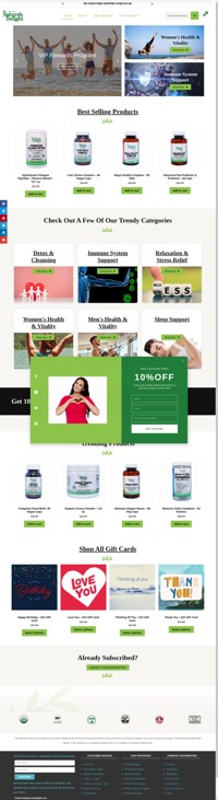 My Natures Delight Est. in 1992 is a full-service store offering quality nutritional vitamins, supplements, herbs, essential oils, and more to meet everyone’s busy schedule.