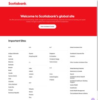 Welcome to Scotiabank's global site
