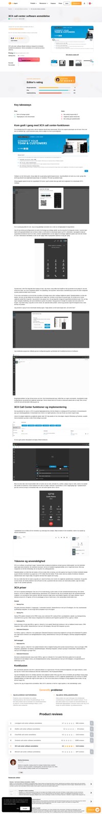 Overvejer du 3CX som kundesupport til dit callcenter? Tag et kig på vores anmeldelse og se, hvordan den klarede sig under vores generelle test.