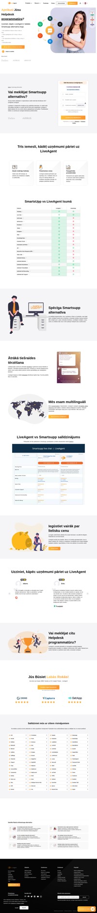 LiveAgent ir visaptverošs risinājums jūsu Helpdesk. Pievienojieties LiveAgent jau šodien un pievienojieties citiem uzņēmumiem, lai sniegtu labāku atbalstu.