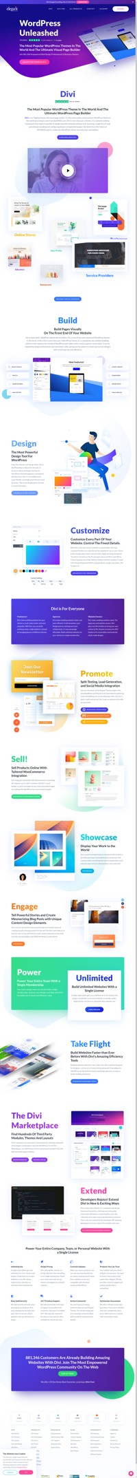 WordPress Themes with Visual Drag & Drop Technology that empower a community of 881,346 customers. Home of Divi, the ultimate Visual Page Builder and Theme.