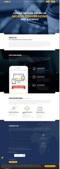 Cooins connects advertisers, app developers and mobile publishers of highest quality with top-shelf ad solutions.
