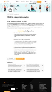 Online customer service is an online help provided by a company to its customers who use their products or services. Learn more and improve your knowledge.