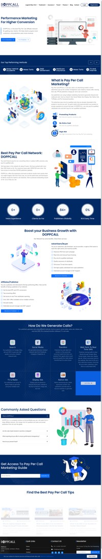 DOPPCALL is the best Pay Per Call affiliate network for getting new clients. We help clients acquire more customers, and publishers earn more revenue.