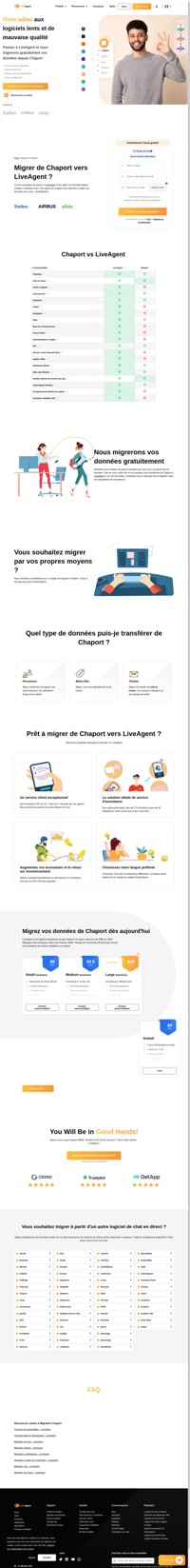 LiveAgent est une solution de help desk qui permet de connecter plusieurs canaux dans une seule interface. Migrez de Chaport vers LiveAgent et commencez à en tirer des avantages commerciaux.